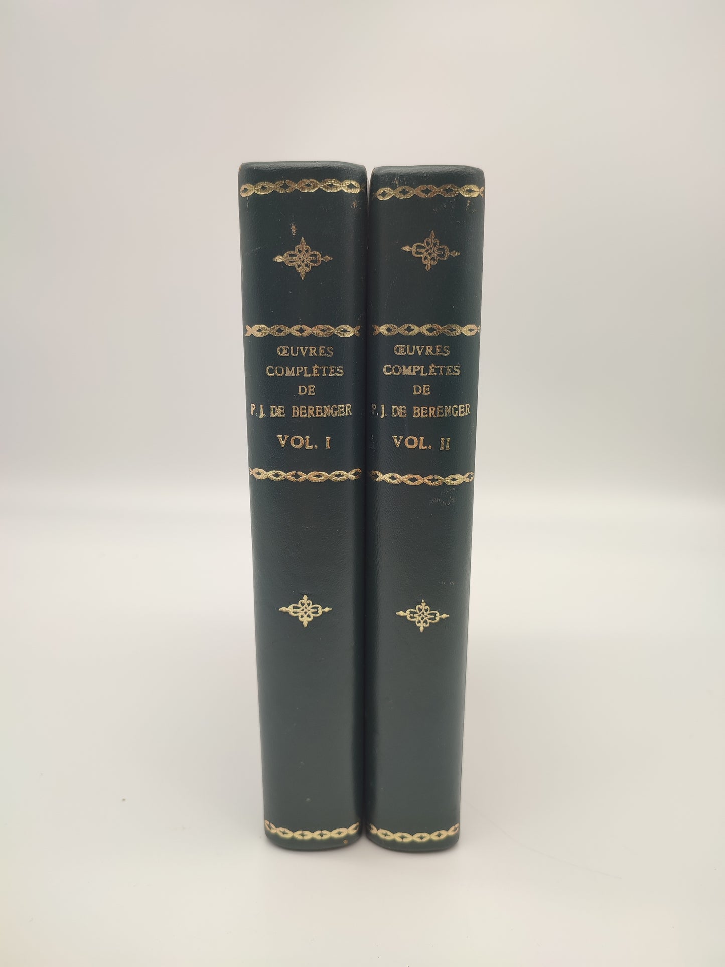 Libro 'Oeuvres complètes' di P.J. de Berenger, VOL I e II, Paris, 1847