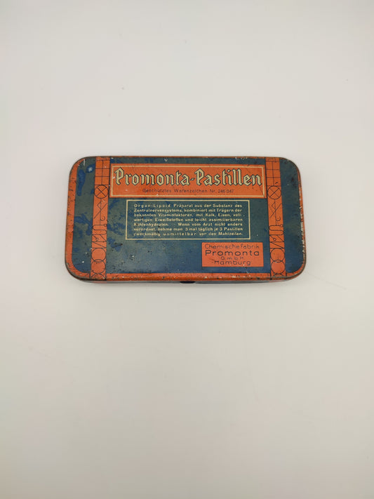 55546 Scatola di latta vintage Promonta-Pastillen
