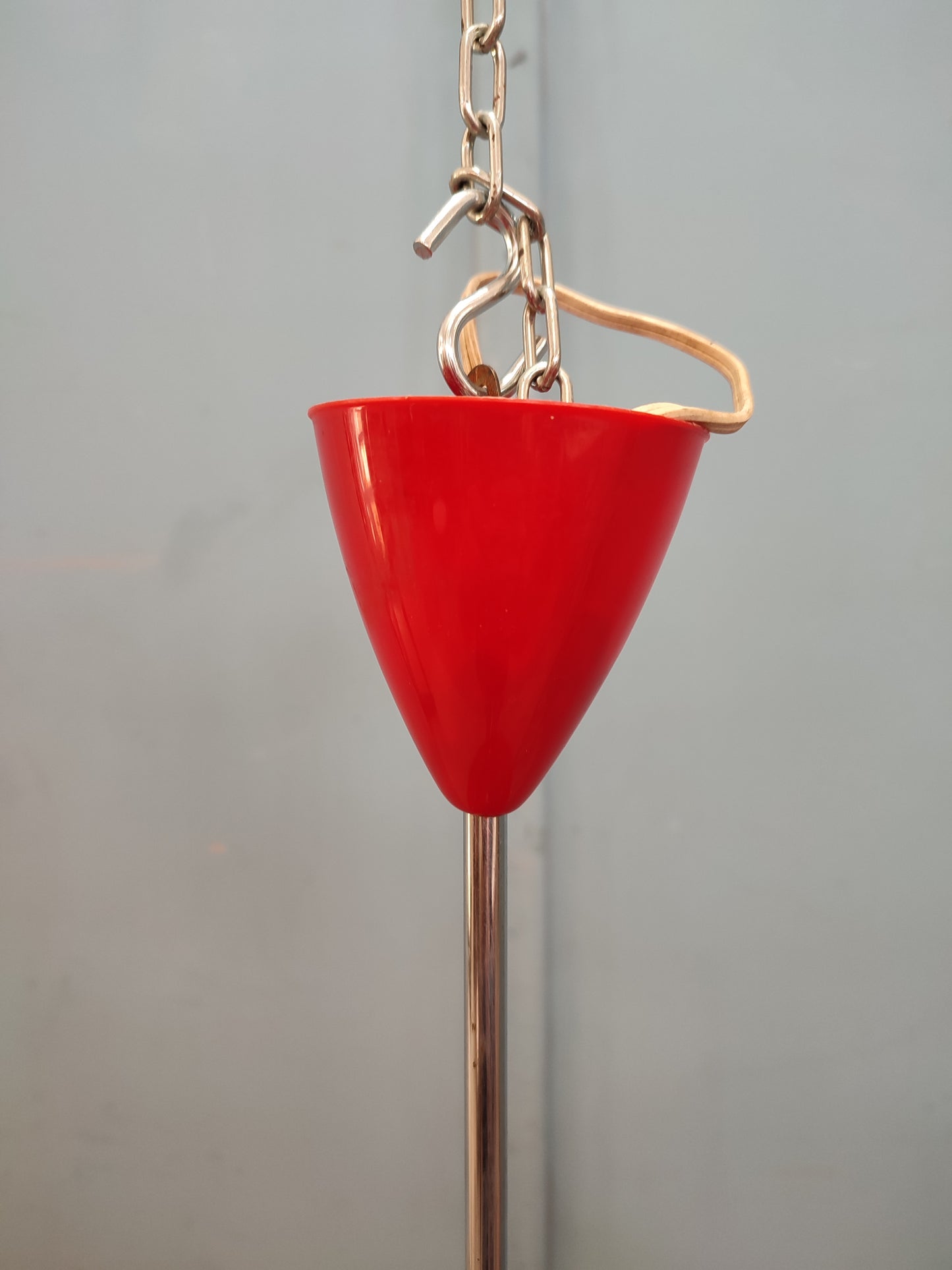 55757 Lampadario vintage rosso