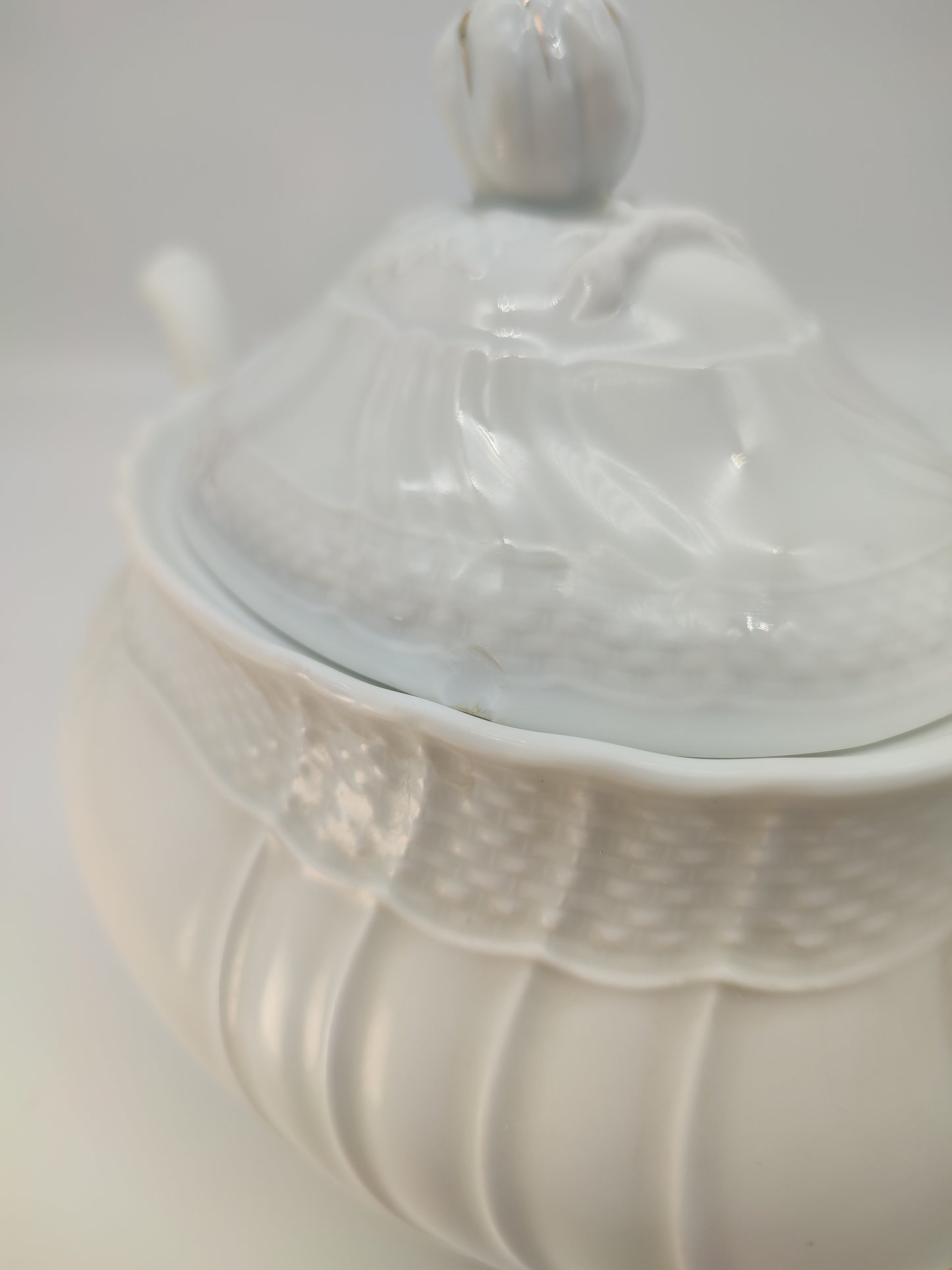 56184 Teiera in ceramica bianca vecchio Ginori