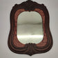56401 Specchio con cornice in legno lavorata