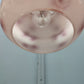 57850 Lampadario vintage in vetro con macchie viola