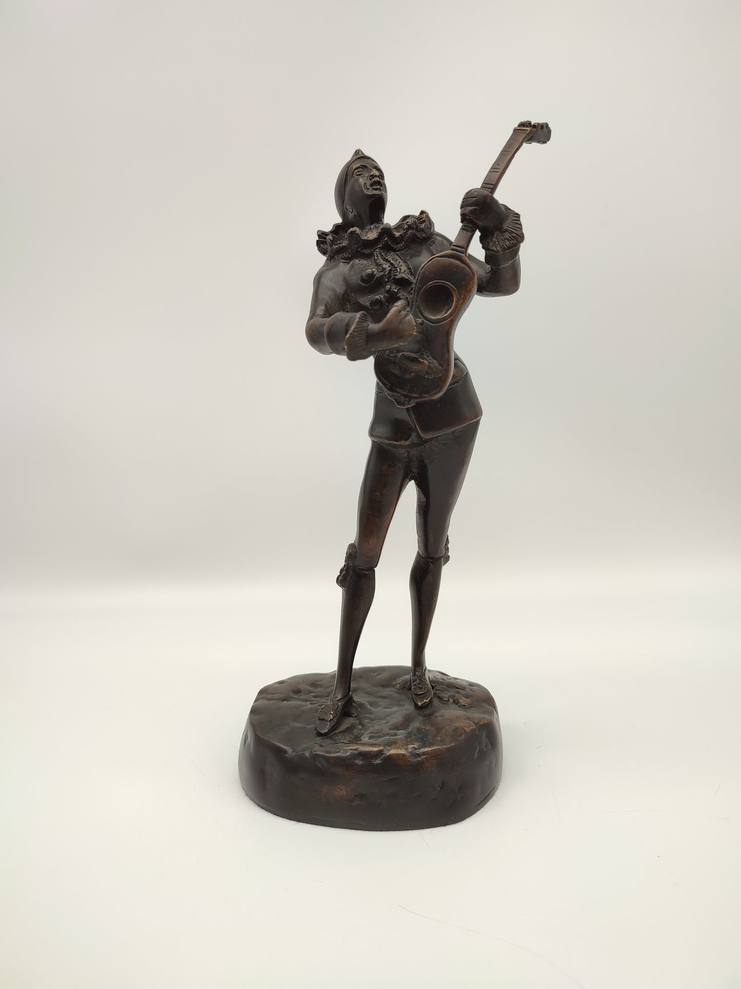 59173 Statua menestrello in bronzo