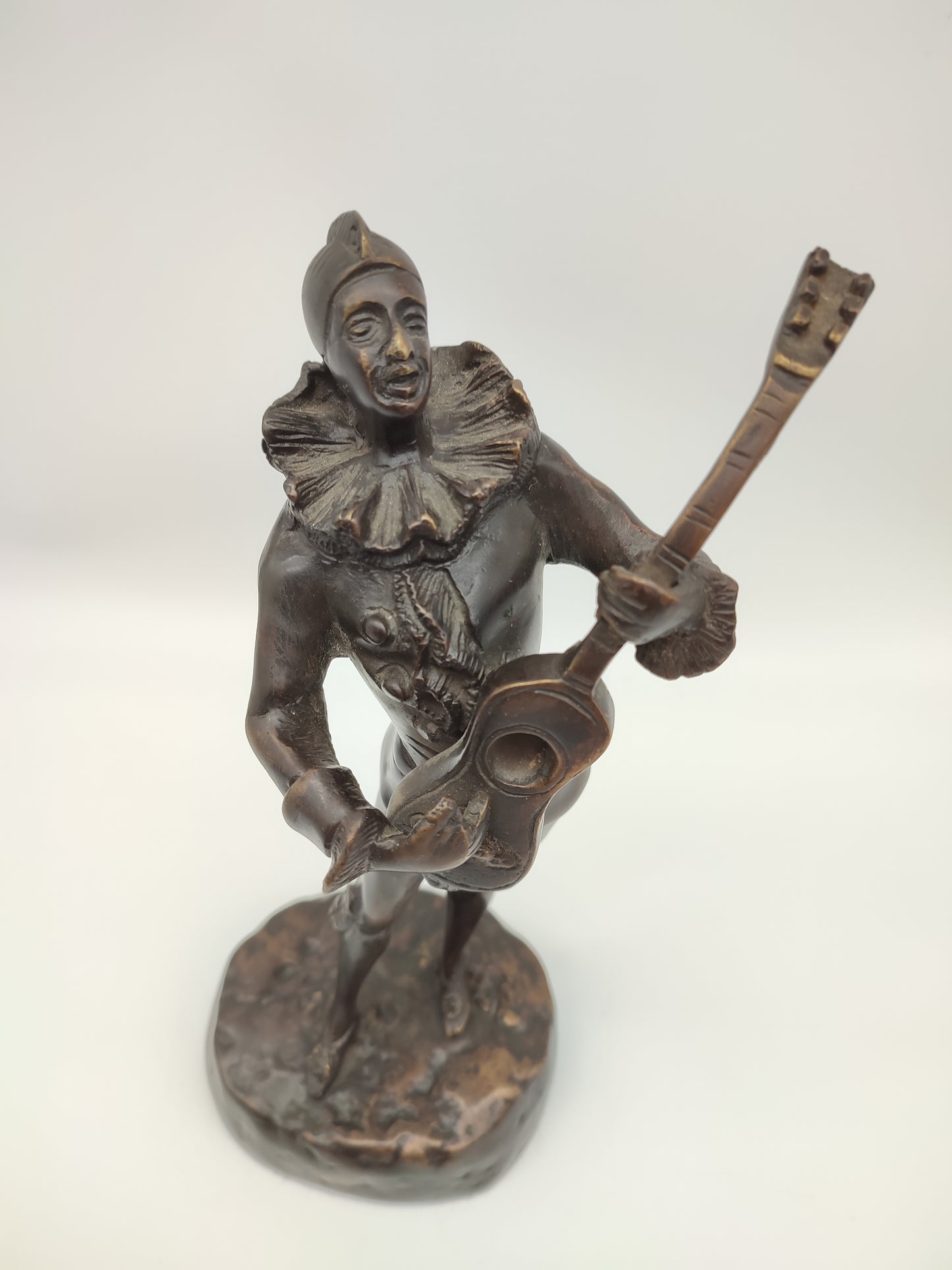 59173 Statua menestrello in bronzo