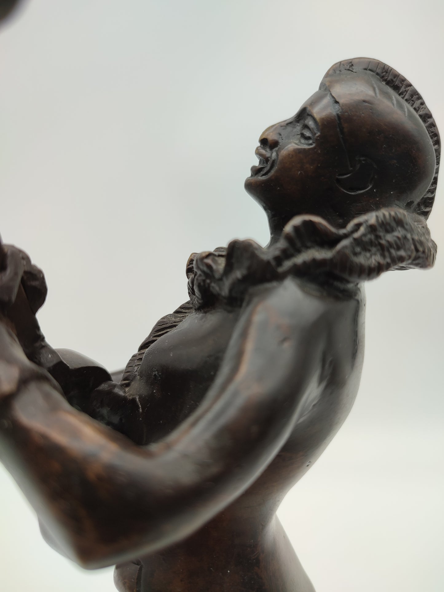59173 Statua menestrello in bronzo