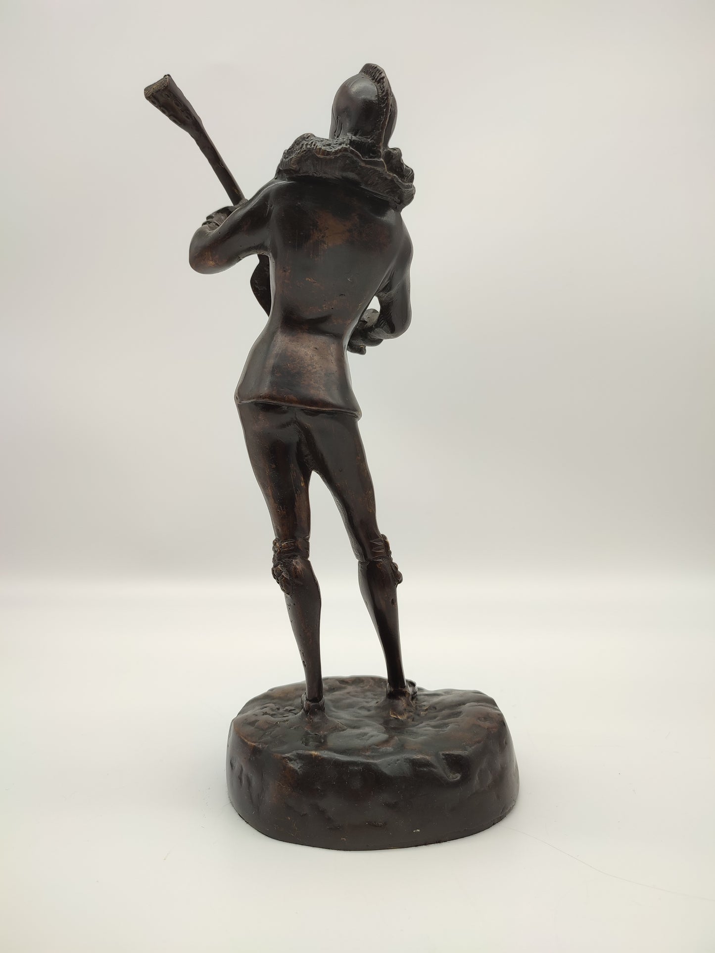 59173 Statua menestrello in bronzo