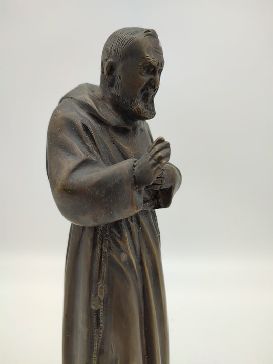 59375 Stauina Padre Pio in bronzo