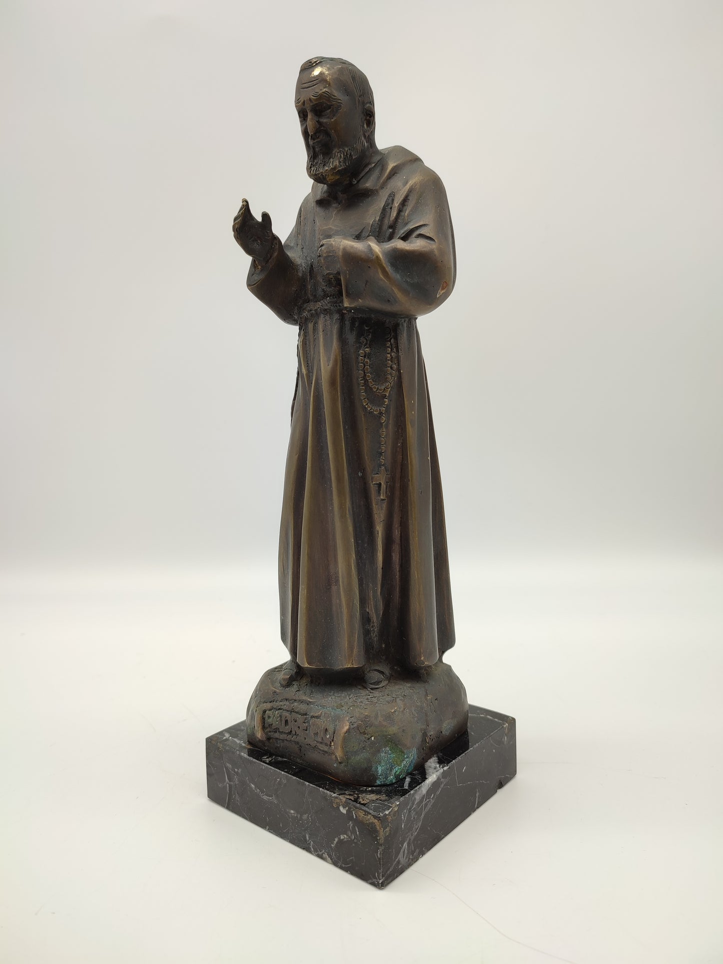 59375 Stauina Padre Pio in bronzo