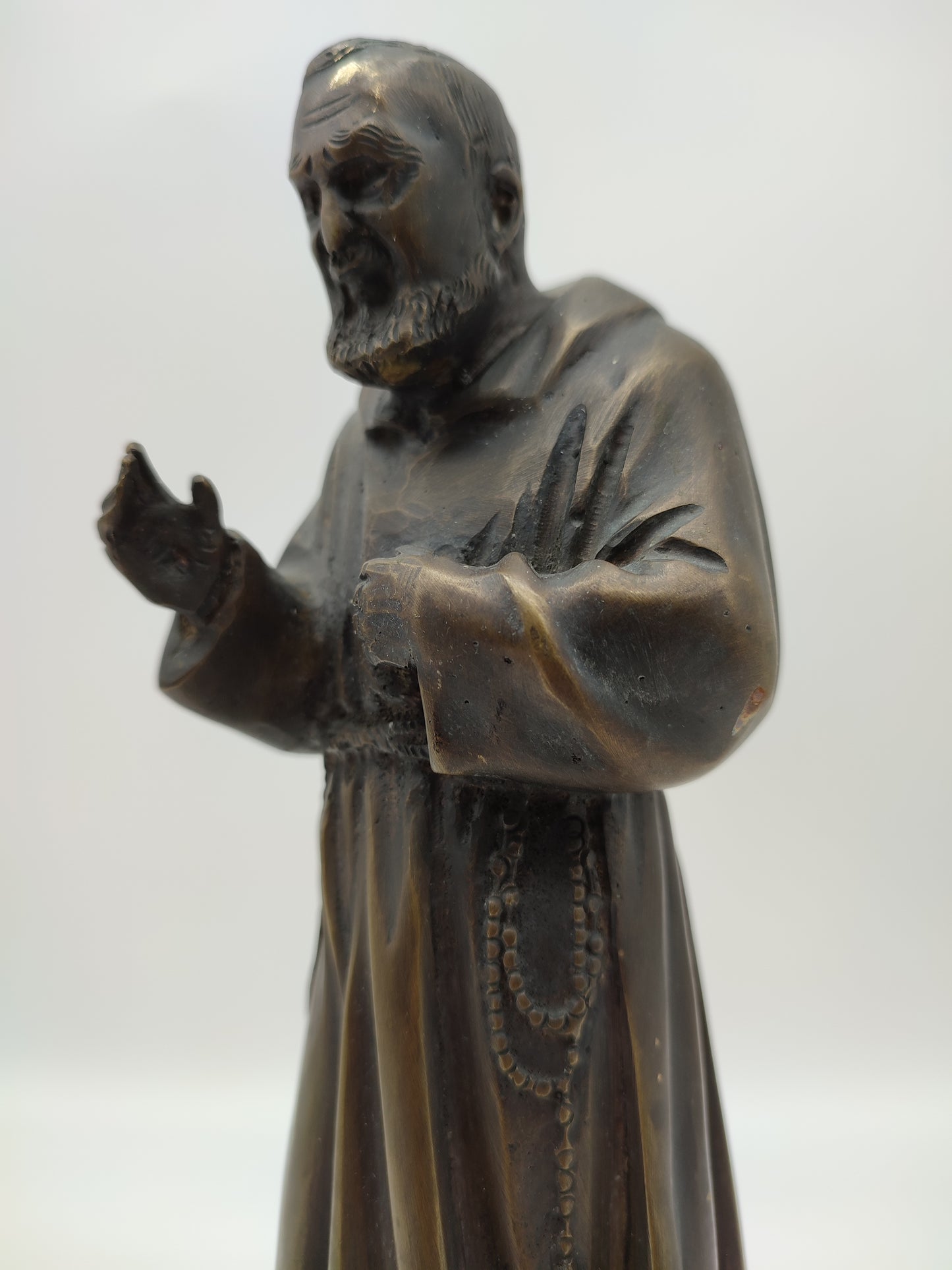 59375 Stauina Padre Pio in bronzo