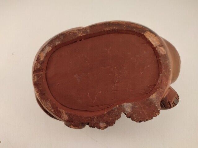 42201 Scatola in legno vintage a forma di animale
