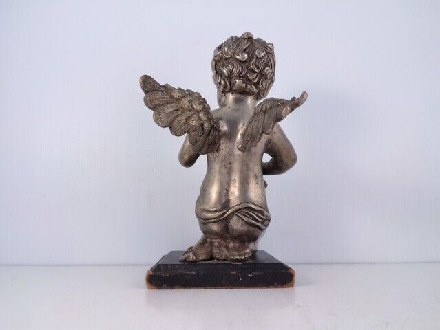 45387 Scultura angelo in bronzo con base
