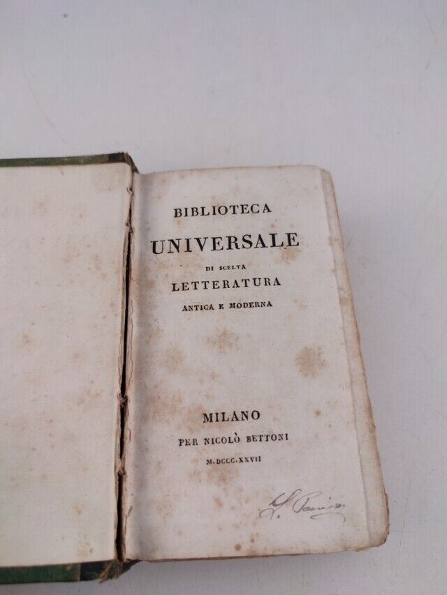 46607 Libro Il paradiso perduto di John Milton
