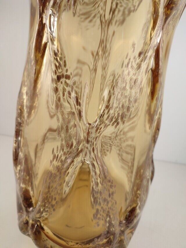 47102 Vaso in vetro di Murano giallo