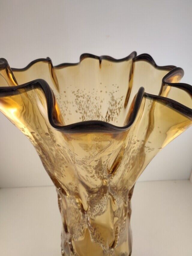 47102 Vaso in vetro di Murano giallo