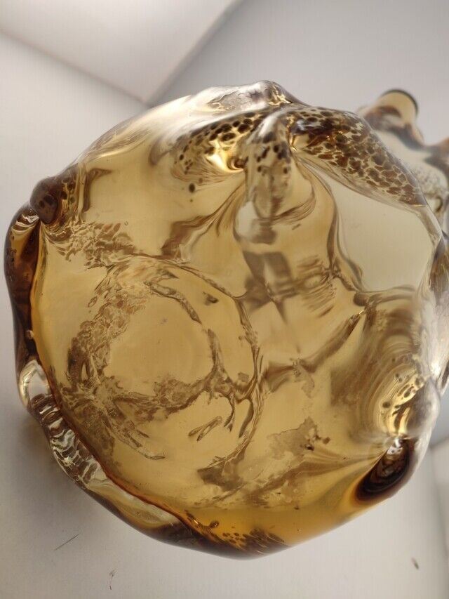47102 Vaso in vetro di Murano giallo