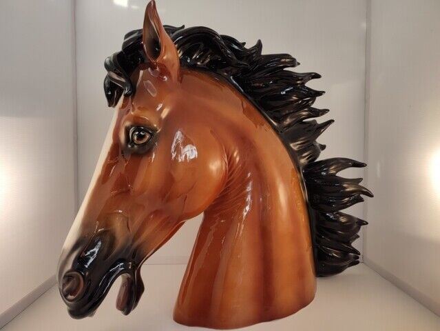49028 Cavallo in ceramica made in Italy
