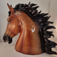 49028 Cavallo in ceramica made in Italy