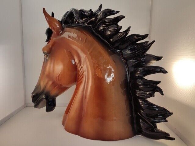 49028 Cavallo in ceramica made in Italy