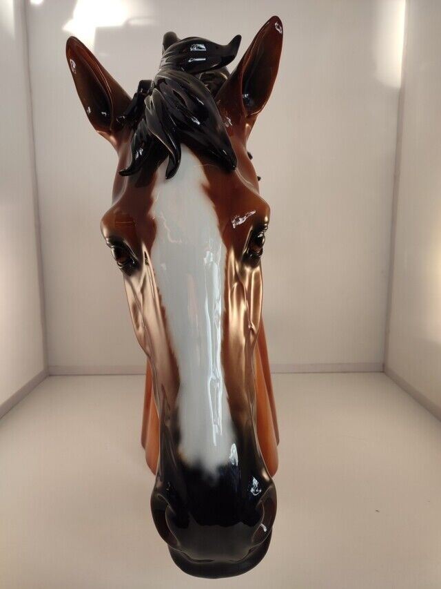 49028 Cavallo in ceramica made in Italy