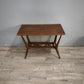 93442 Tavolino da salotto anni '50 in legno con piano rettangolare