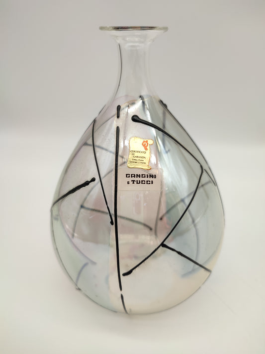 59672 Vaso bottiglia in vetro soffiato Cangini e Tucci
