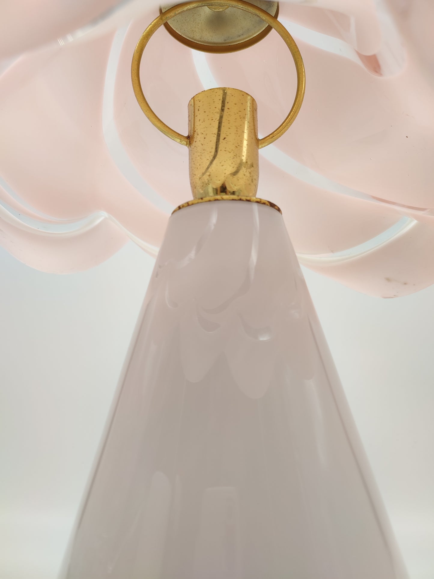60312 Lampada in vetro di Murano rosa