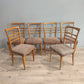 60863 Set n 4 sedie in stile danese + 2 omaggio da restaurare