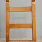 61185 Set n 6 sedie in legno con seduta in paglia