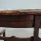 61349 Panca antica in legno con schienale