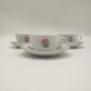 61059 Set n 6 tazze da tè con piattino in ceramica Ginori con decoro floreale