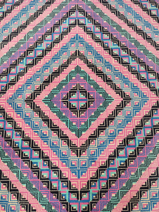 63753 Tappeto Missoni con decorazione geometrica in vari colori