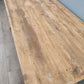 68874 Tavolo con base bianca e piano in legno grezzo