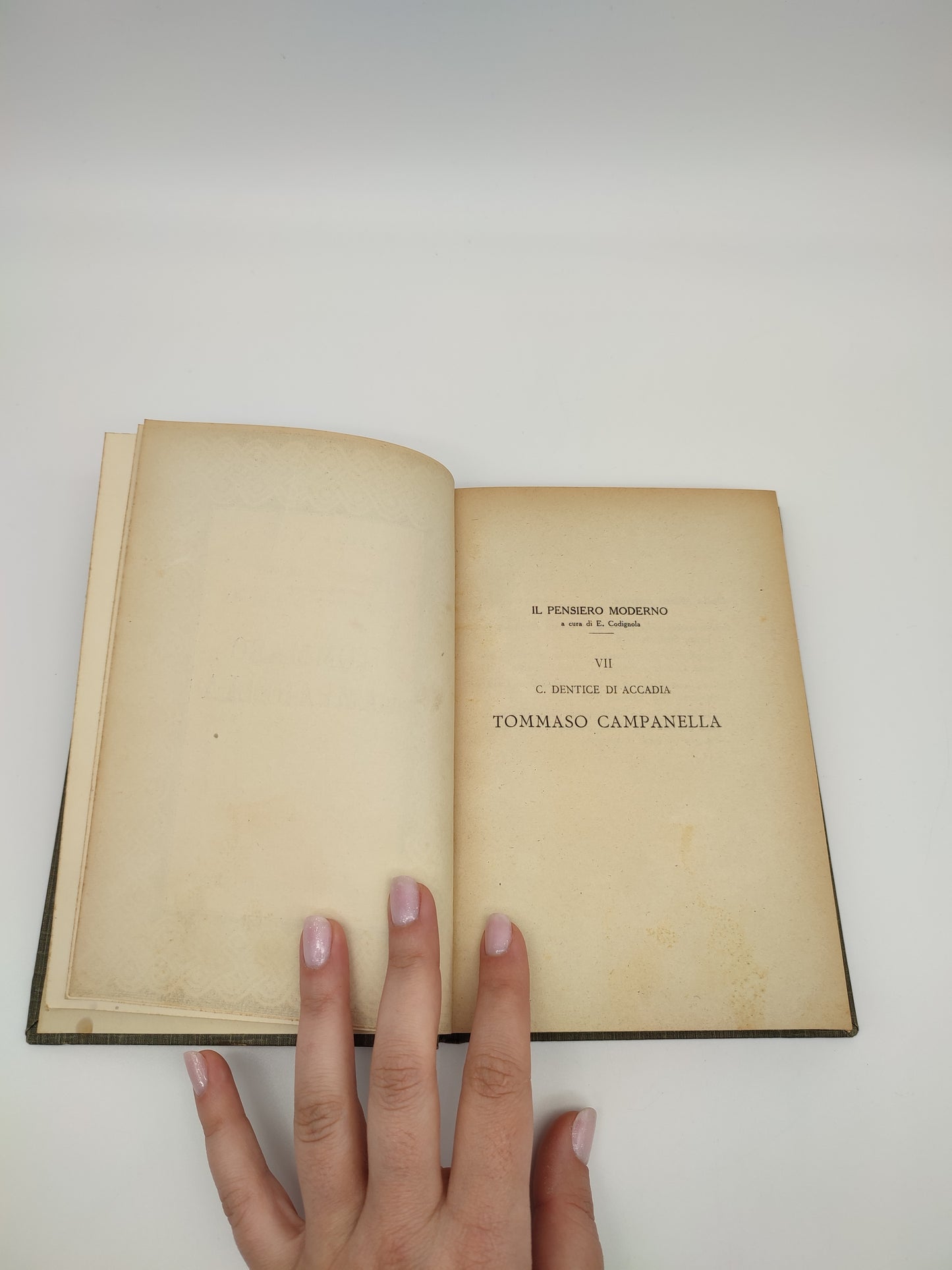 69798 Tommaso Campanella, C. Dentice di Accadia, Vallecchi Editore Firenze, 1921