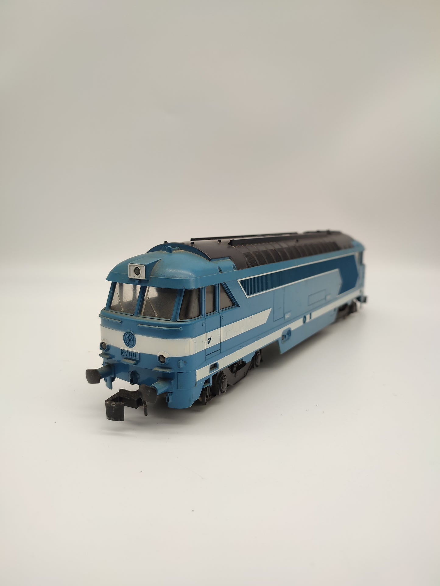 69845 Set locomotiva Lima + 2 vagoni, binari e trasformatore
