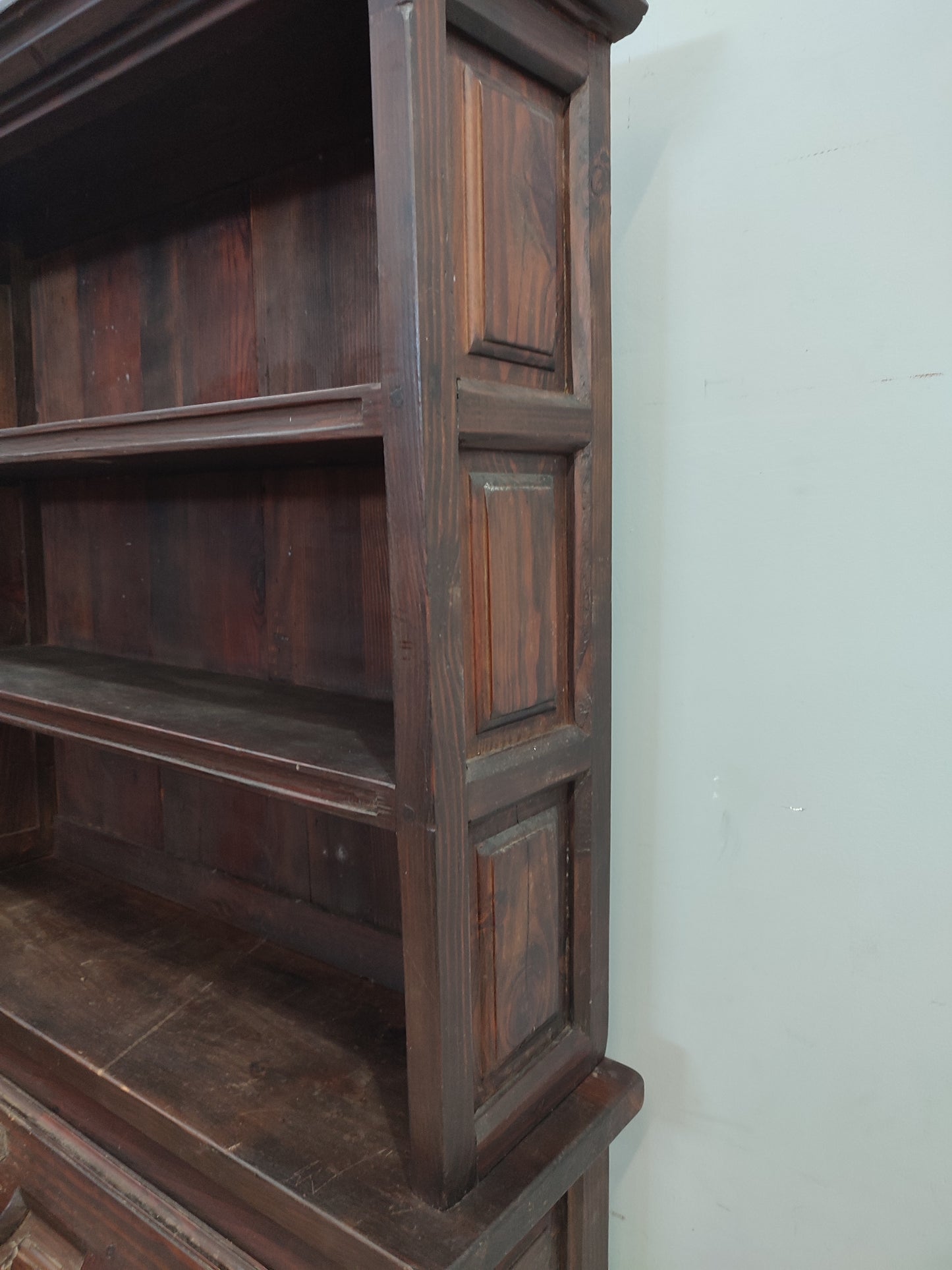 71778 Secretaire libreria in legno massello