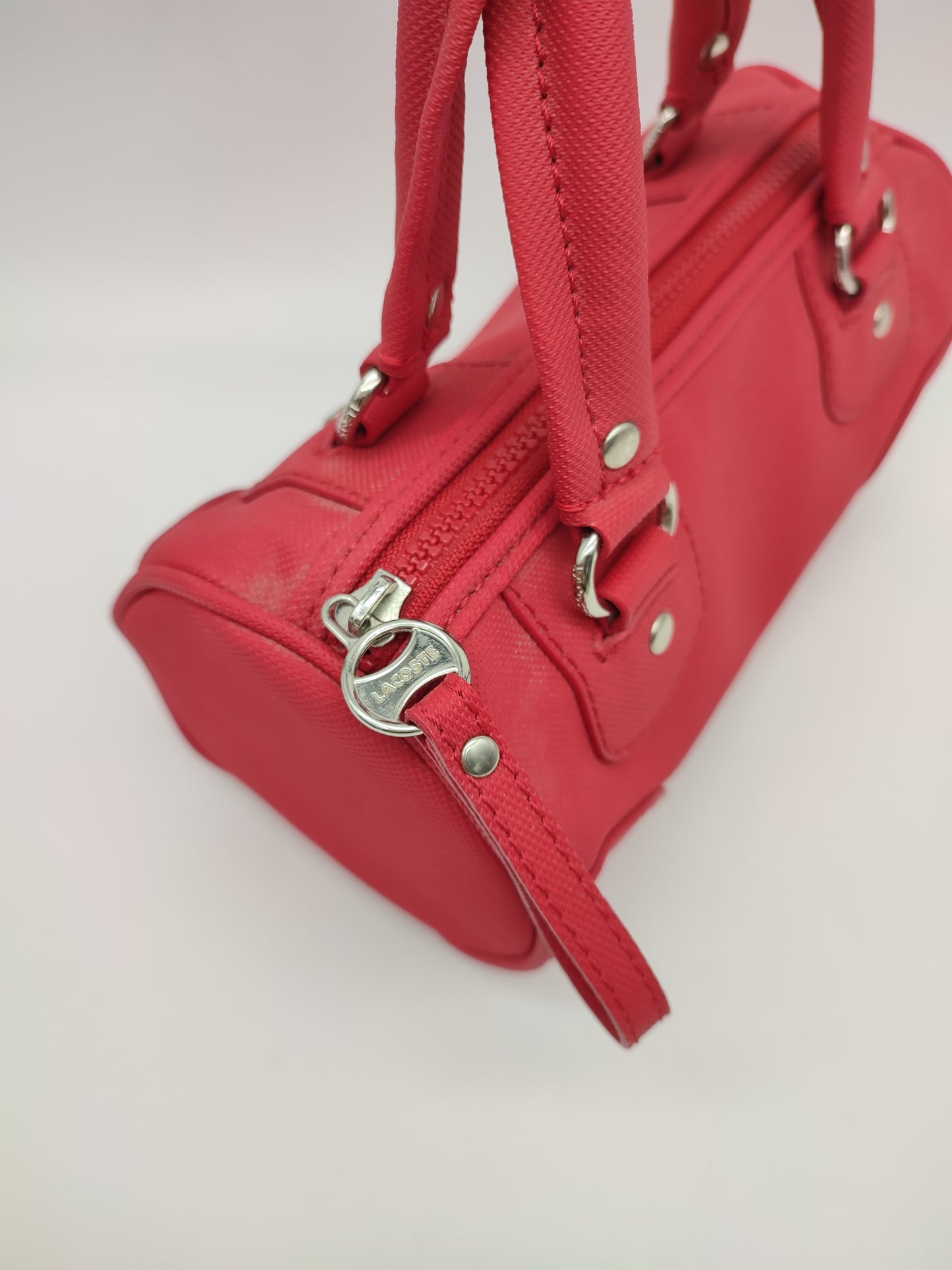 72205 Borsa bauletto Lacoste rossa