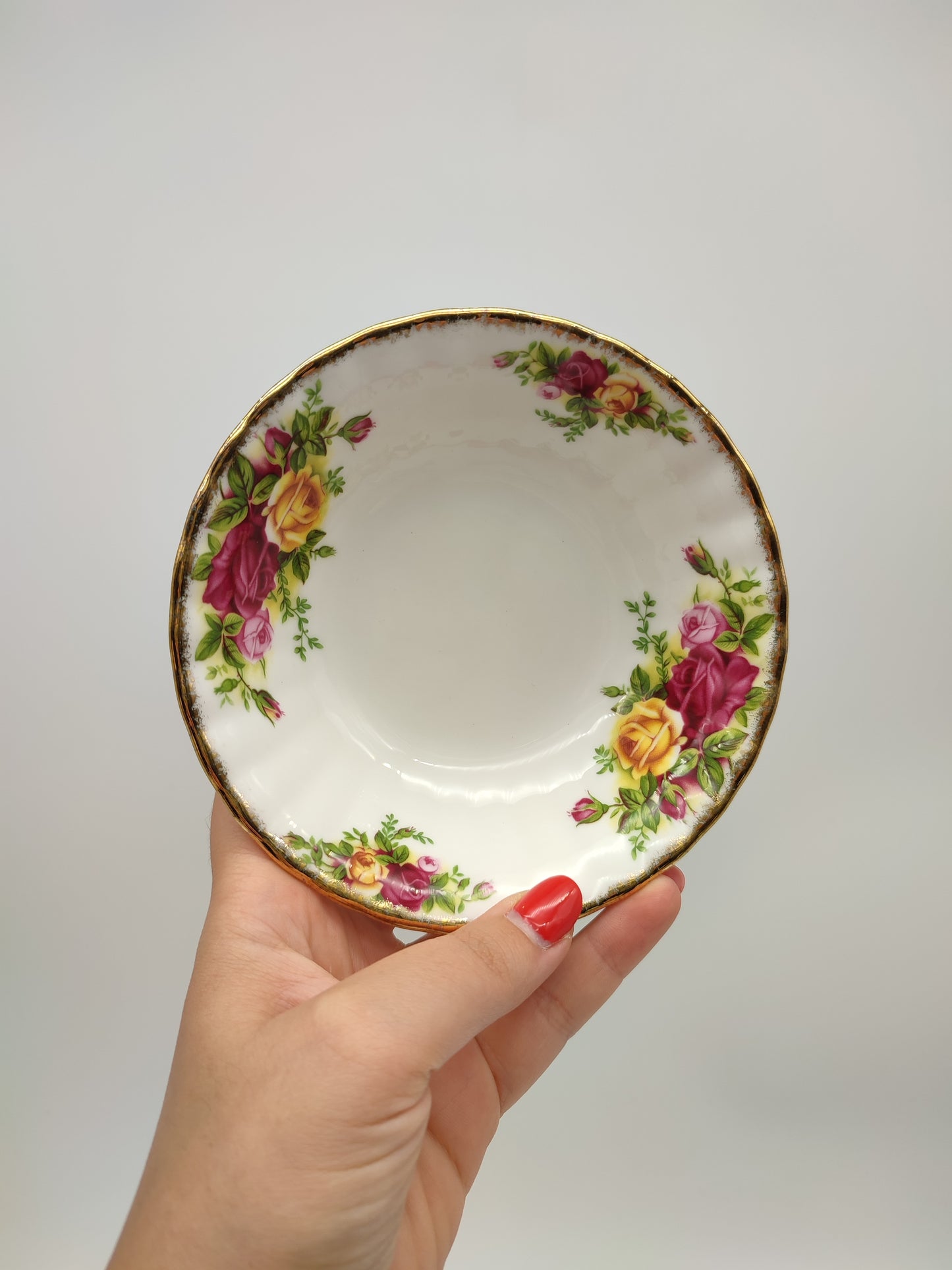 72195 Set n 6 ciotoline in ceramica Royal Albert Old Country Roses