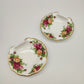 72192 Set n 2 ciotoline forma conchiglia Royal Albert Old Country Roses