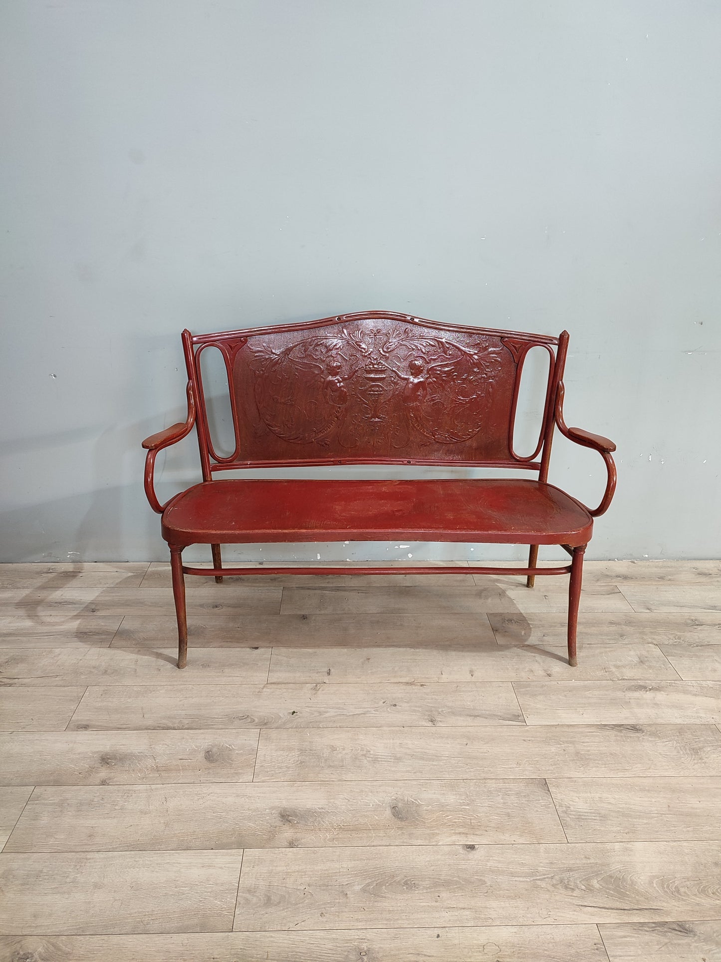 71881 Divanetto stile Thonet rosso