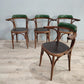 72319 Set n 4 sedie stile Thonet con schienale verde