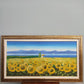 72558 Quadro girasoli con cornice oro