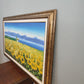 72558 Quadro girasoli con cornice oro