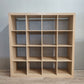 73647 Libreria Ikea Kallax  16 cubi color legno chiaro