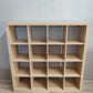 73647 Libreria Ikea Kallax  16 cubi color legno chiaro