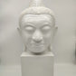 73554 Lampada Buddha in ceramica bianca