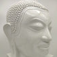 73554 Lampada Buddha in ceramica bianca