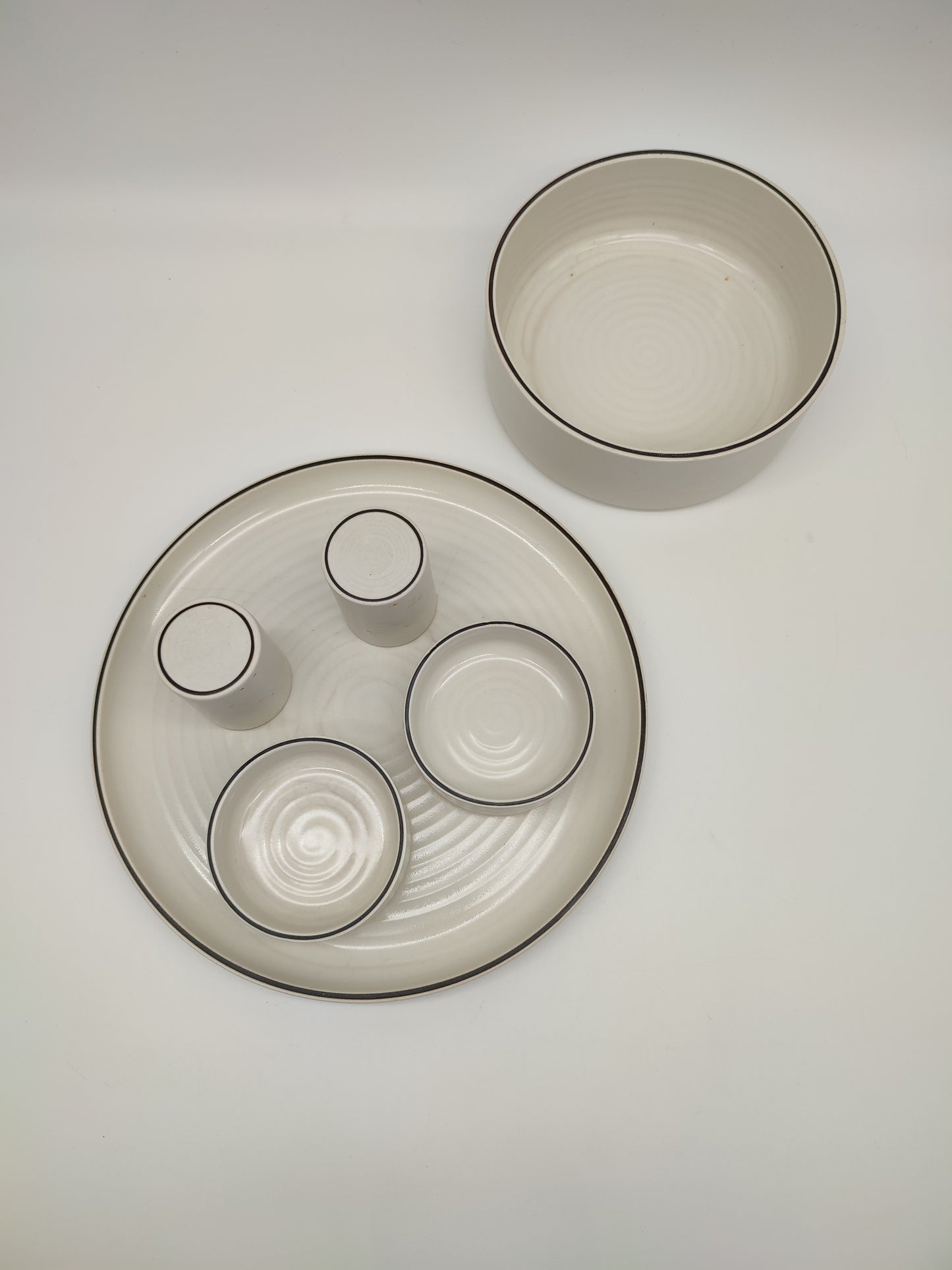 74238 Set da pinzimonio in ceramica Gresline