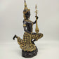 74343 Statua thailandese in bronzo guardia del tempio