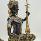 74343 Statua thailandese in bronzo guardia del tempio