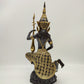 74343 Statua thailandese in bronzo guardia del tempio